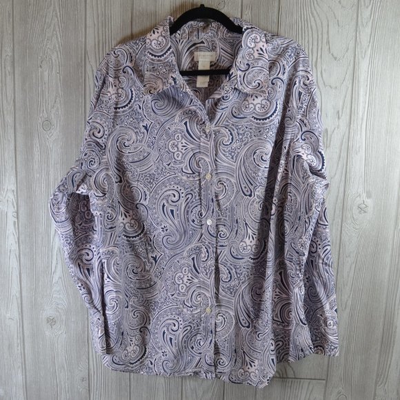 Liz Claiborne Tops - Liz Claiborne Top Blouse 2X PLUS SIZE
